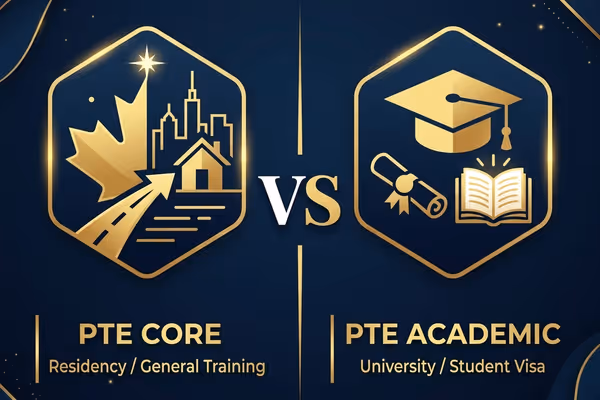PTE Core vs PTE Academic: Which Test is Best for Your Canada PR Goal?
