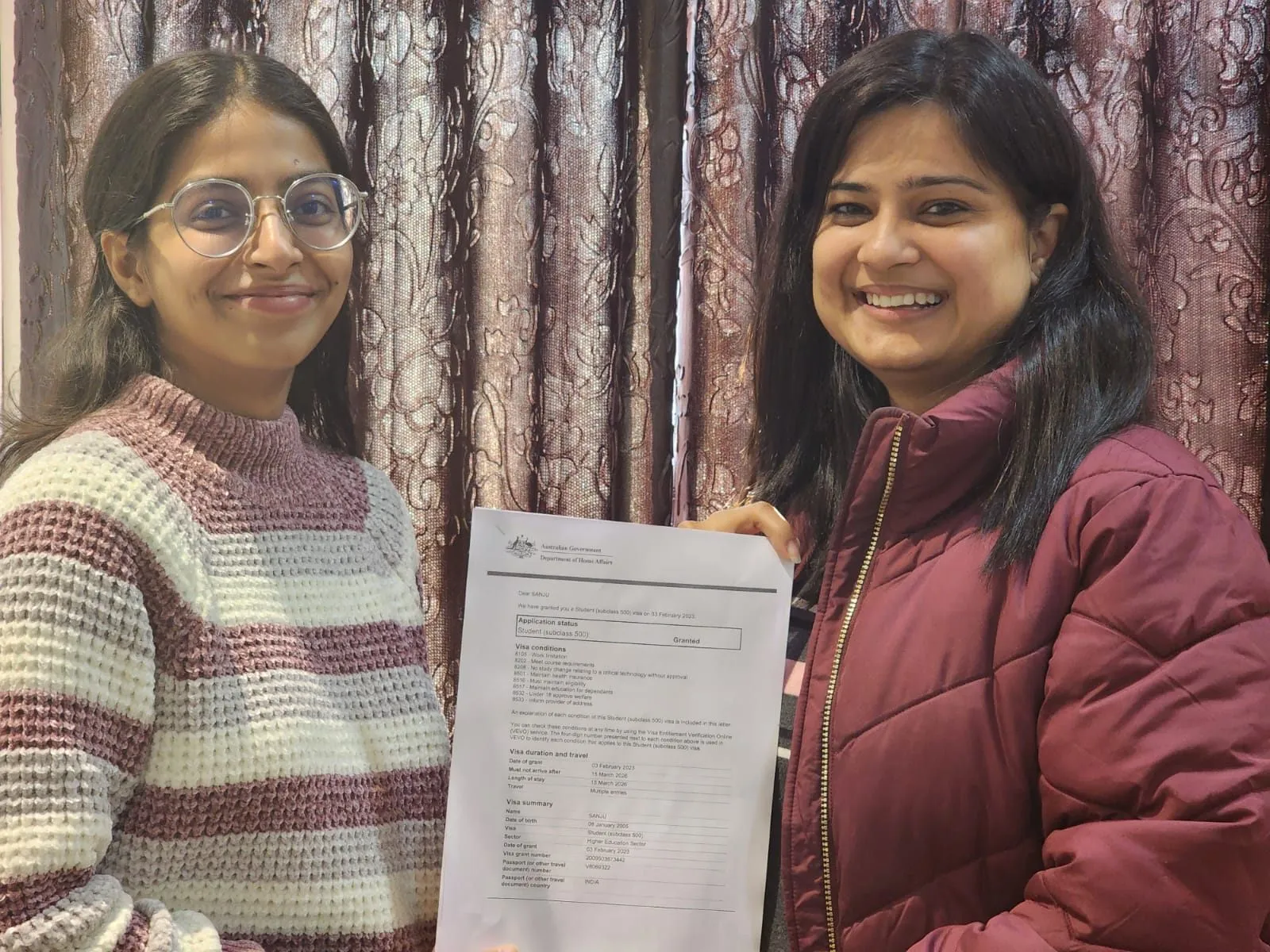 Proven visa and IELTS success scorecard result 65