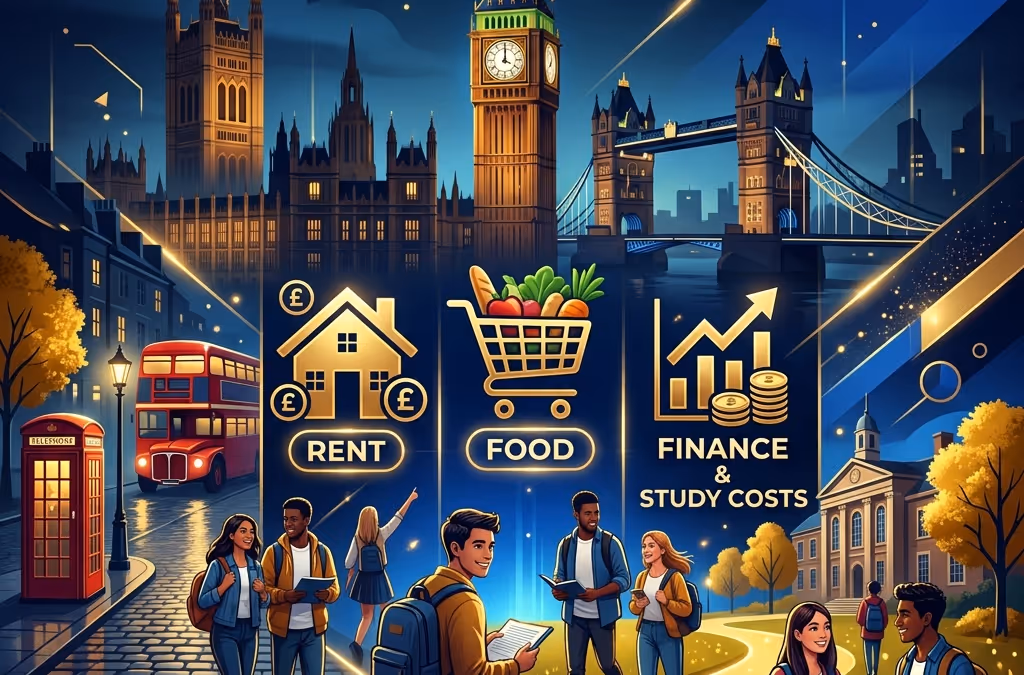 Living Costs in UK for International Students 2026: A Complete Monthly Budget Guide