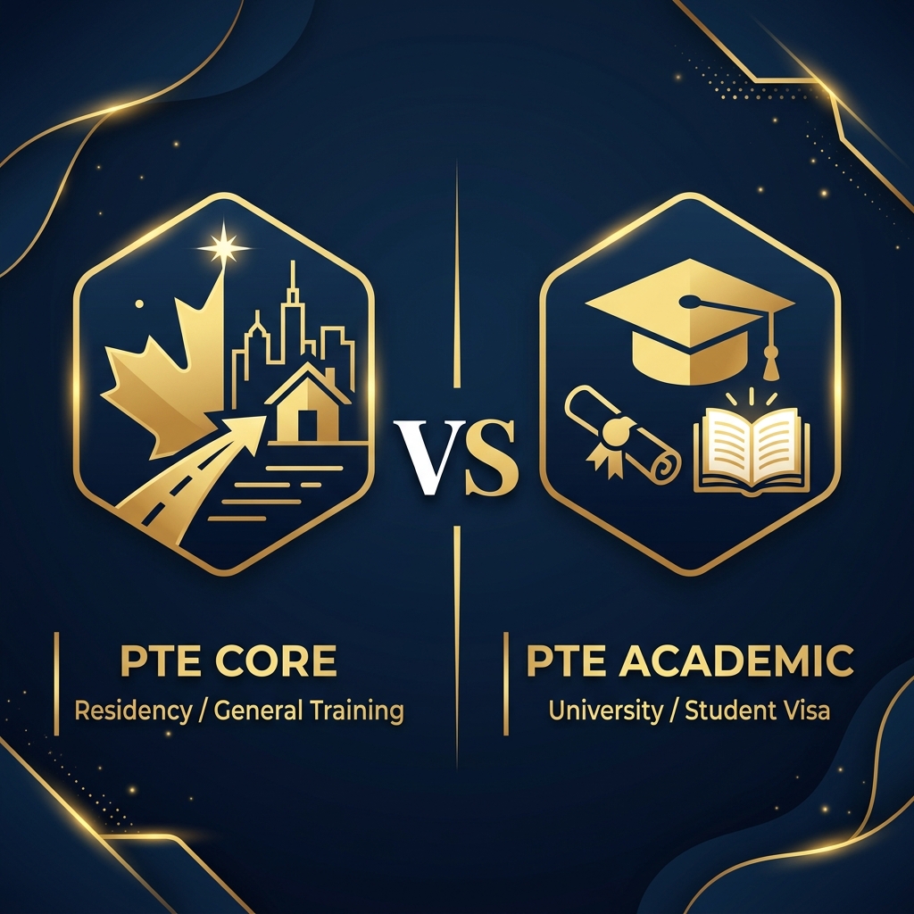 PTE Core vs PTE Academic: Which Test is Best for Your Canada PR Goal?