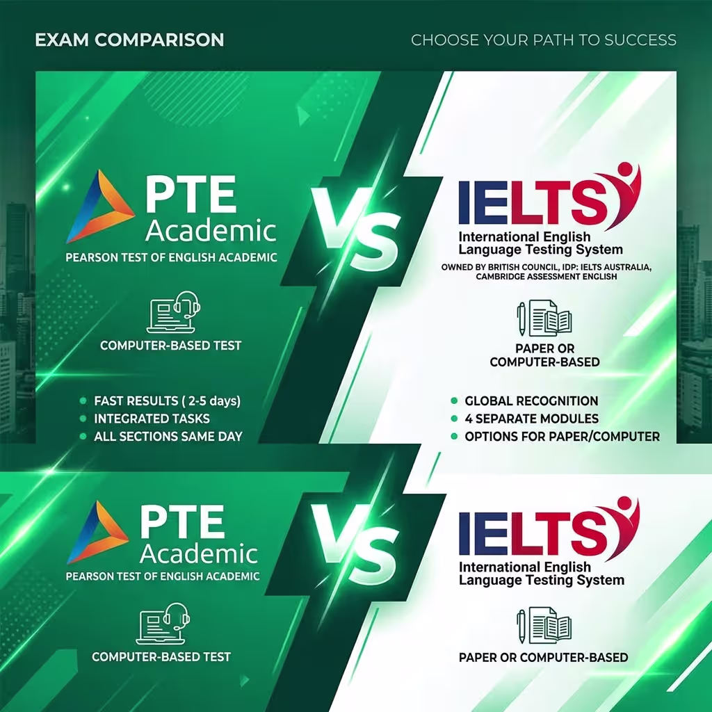 PTE vs IELTS in 2026: Which Test Is Easier for Your Goals?